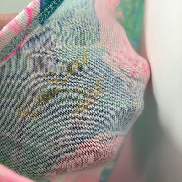 Lilly Pulitzer Ruffle PJ Tank Multi Swizzle Small - Picture 6 of 7